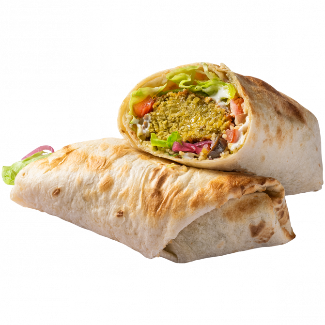 4. Falafel wrap