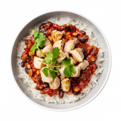Mexican chicken snack bowl
